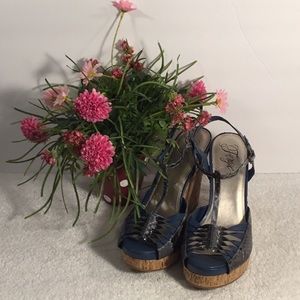 FERGIES SNAKESKIN WEDGES